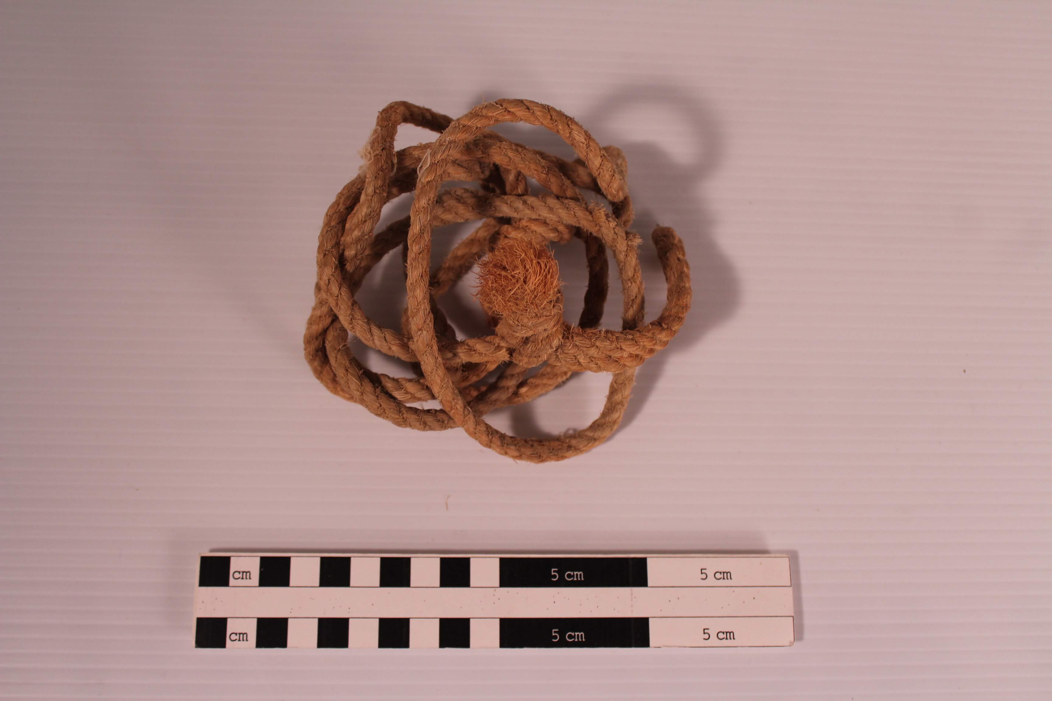 Braided rope found in the cooking kit.